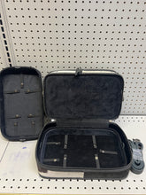 Load image into Gallery viewer, Black Triple decker jewelry case w/ 2 removable squash blossom trays