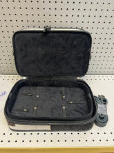 Load image into Gallery viewer, Black Triple decker jewelry case w/ 2 removable squash blossom trays