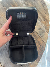 Load image into Gallery viewer, Black mini jewelry case