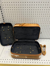 Load image into Gallery viewer, Triple Decker Jewelry Case (brown) 2 removable squash blossom trays