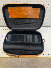 Load image into Gallery viewer, Triple Decker Jewelry Case (brown) 2 removable squash blossom trays