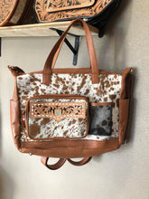Load image into Gallery viewer, Cowhide Diaper Bag