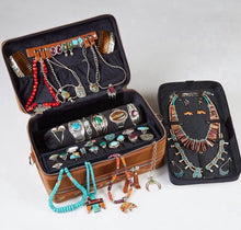 Load image into Gallery viewer, Double decker w/squash blossom case Brown - wholesale