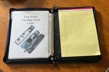 Load image into Gallery viewer, Black leather cowhide Portfolio