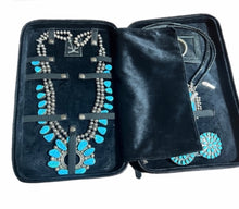 Load image into Gallery viewer, Black Squash Blossom/necklace case