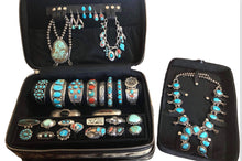 Load image into Gallery viewer, Black Double Decker jewelry case