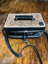 Load image into Gallery viewer, Black Double Decker jewelry case
