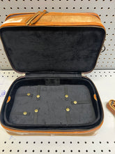 Load image into Gallery viewer, Triple Decker Jewelry Case (brown) 2 removable squash blossom trays
