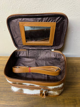 Load image into Gallery viewer, Brown double decker makeup case
