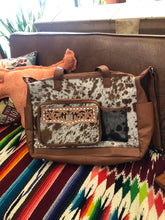 Load image into Gallery viewer, Cowhide Diaper Bag
