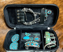 Load image into Gallery viewer, Turquoise cheetah mini plus jewelry case

