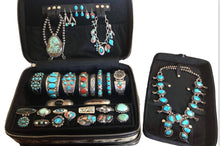Load image into Gallery viewer, Black Double Decker jewelry case

