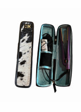 Load image into Gallery viewer, Black Flat iron (curling wand) case
